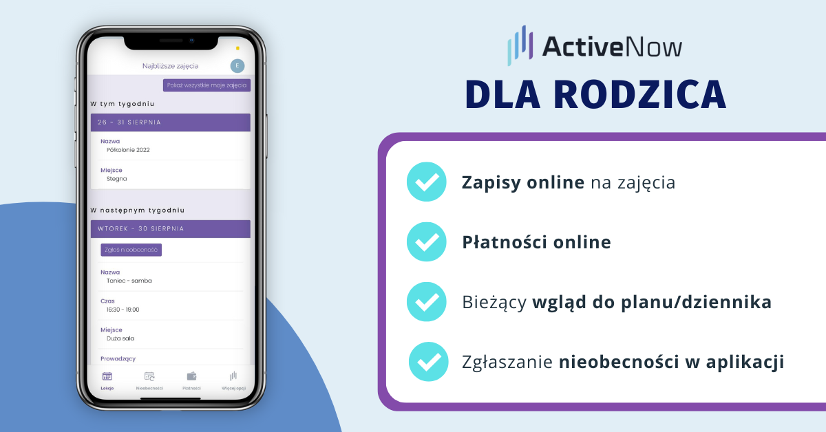 Blue Swim - Szkoła Pływania | Active Now - nasz kontakt z uczniami.